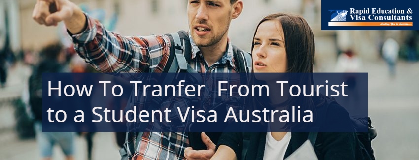 Transfer visitor to student visa